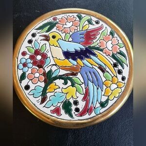 Hecho En Espan Sevillearte w/24k Gold Spain Plate
